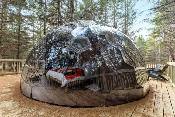 Gaia Nook 1 · Gaia Nook-Mirror Dome with Private Bathroom
