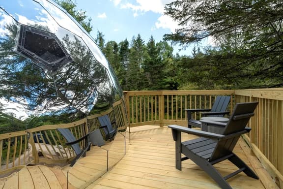 Nova Nook 1 · Nova Nook-Mirror Dome with Private Bathroom